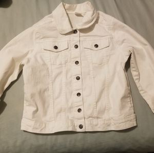 Crazy 8 White Jean Jacket